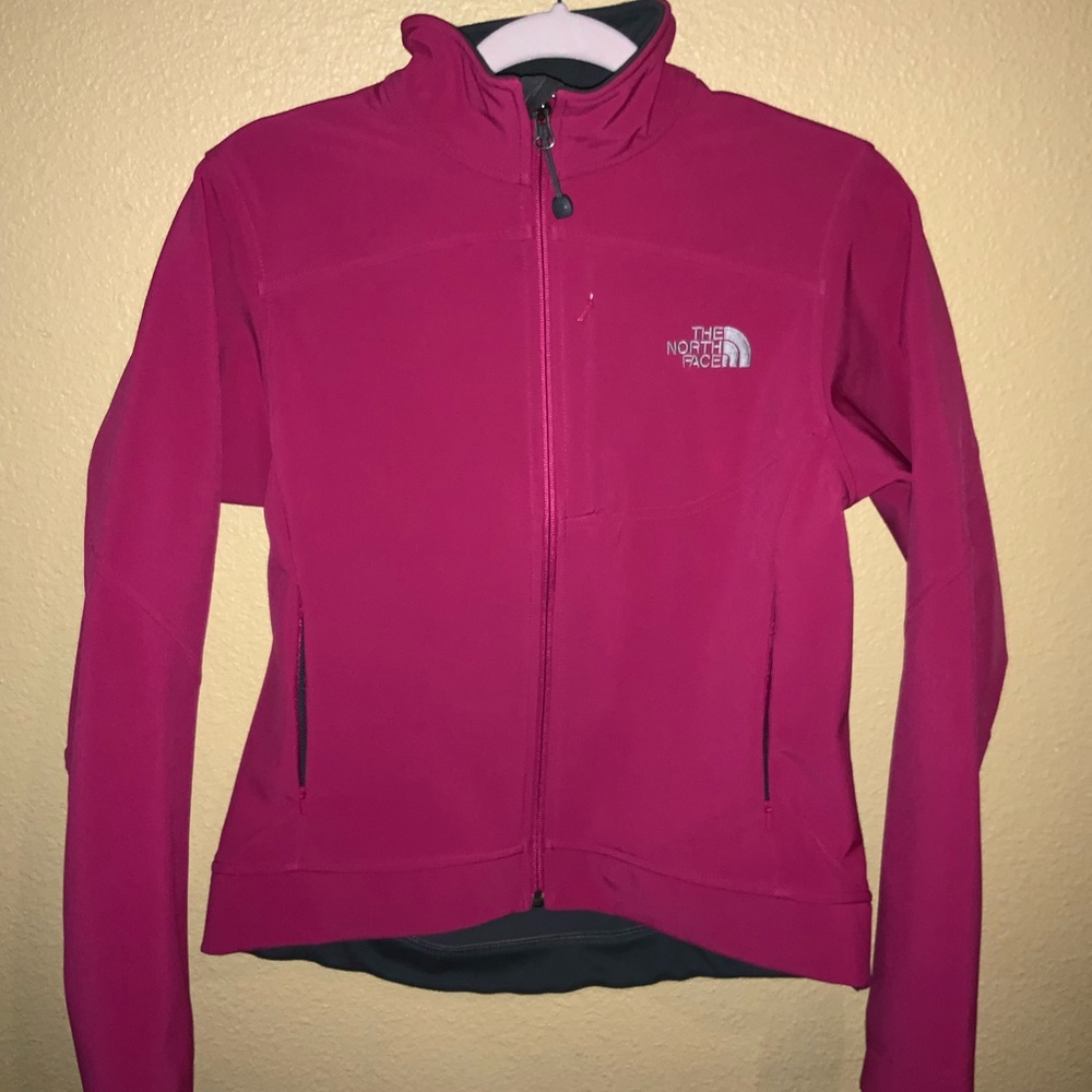 Northface pink ski jacket